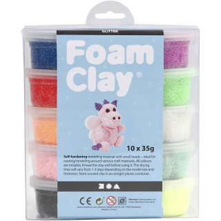 Foam Clay 10x35g penová súprava KOL. BROCADE