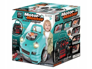 Mechanika set, na povoľovacom auto, dielňa