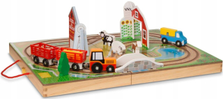 Mobile Melissa Suitcase Mobile Farm Set