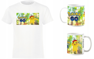 Kit Pokemon tričko 146 Cotton 100% + Hrnček