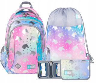 Školský batoh - Ombre Unicorn Unicorn Backpack set sv. Majewski