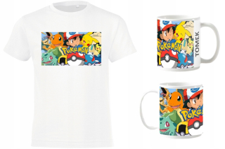 * Nastavenie Pokémon M tričko + Hrnček