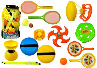 Sports Set Frisbee Diabolo raketa