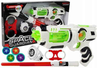 Sada kozmos bojovník laser zbraň meča