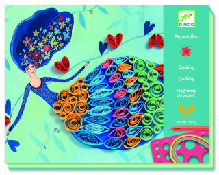 Umelecký súbor šaty a vlasy quilling, Djeca