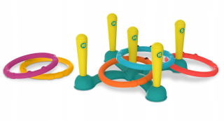 kit hra hádzanie obruče pre B.Toys cieľ