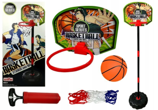 Basketbalový set basketbalový zápas 130 cm