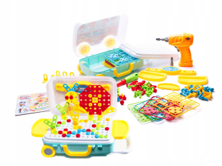Vzdelávacie nastaviť 258 ELEM Pads Puzzle skrutkovač