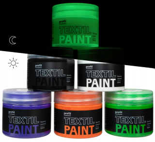 Sada farieb 6x50 ml pre tmavé tkaniny - Joker