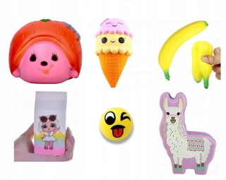 Sada mrakcraping Squishy Tyes na Stres