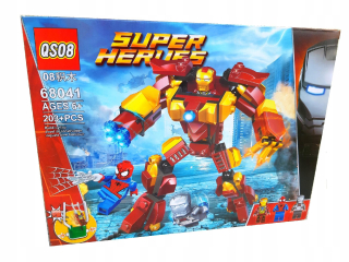 Stavebnica - Pad Set Iron Man 203+ bloky Robot