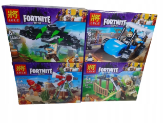Stavebnica - Sada fortnite battle blokov 267 blokov ako lego