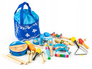 Sada hudobných nástrojov 16 + Bag Ecotoys