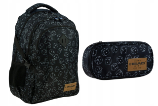 Školská taška - batoh, set, zostava - Sada batohu + ASTRA HEAD CUTHIL CASE, DICE