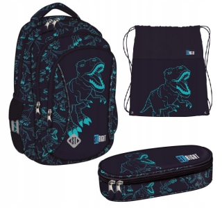 Školský batoh - Škola sada batohu ceruzka Case Bag St.right Tirex