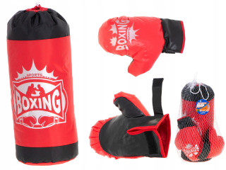 Set školenie vrece a boxerské rukavice