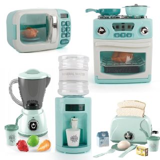 Sada zariadenie spotrebiče Blender Toaster Distribútor + poháre