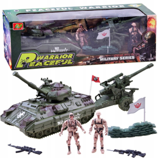 Vojenská súprava vojakov, tankový kanón ZA2518