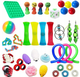 Sada antistresových hračiek Fidget Toys 40 ks.
