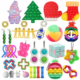 Senzorická sada hračiek Fidget Toy-38 ks