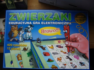 Zvieratá, vzdelávacie elektronická hra pre deti