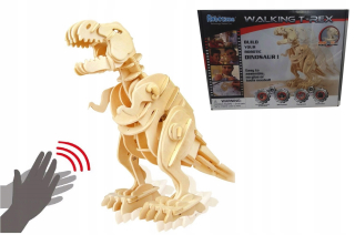Živé 3D Chôdza T-Rex Dinosaur PUZZLE so zvukom