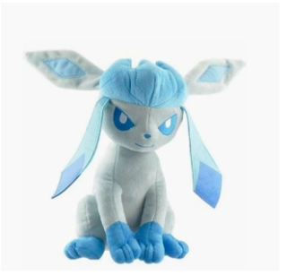 22cm POKEMON Plyšová hračka Glaceon Leafeon
