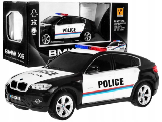 X6 BMW hracie vozidlo auto diaľkové POLICE R / C