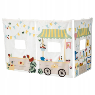 Baldachýn nad postieľku - Bladachim stánok curtain pre posteľ kuracie ikea