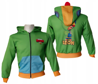 Brawl stars - Brawl Stars Leon 3D Mikina Darčeková krabička. 158