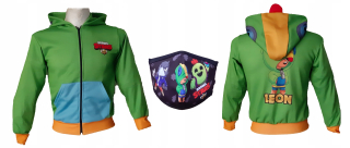 Brawl stars - BRAWL STARS LEON 3D blúzka + maska R 152