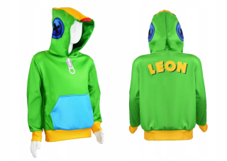 Brawl stars - mikina BRAWL STARS LEON A22 mikina kapucňa veľ.