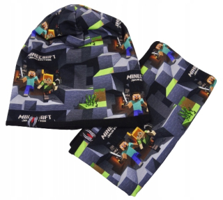 Minecraft - Chimney Hat Minecraft Set Veľkosť 54-56 vzor 56