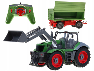dlhá Traktor pre deti na + príves diaľkové ovládanie