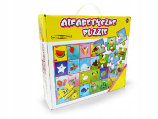 veľké ABECEDNÉ NÁUČNÉ PUZZLE 28el 86x56cm
