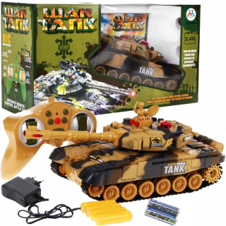 Veľký diaľkovo ovládané RC TANK bojových tankov 2.4G