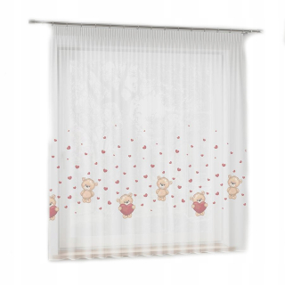 Detské záclony - Ready Curtain Alvin 140x250 cm strieborný Eurofirany
