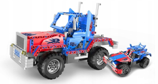 TECHNIC bloky + 2,4GHz RC nákladné auto na diaľkové ovládanie TRUCK