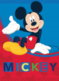 Prikrývka, prehozy na posteľ - prikrývka polárnej prikrývky Mickey Mouse Mickey 100x140