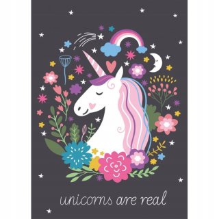 Prikrývka, prehozy na posteľ - UniCorn Unicorn Pole Prikrývka 100x140
