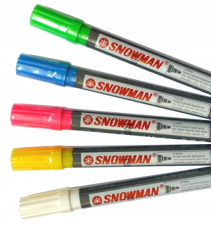 Marker mazak kalk markery krieda 5 farieb chrípka
