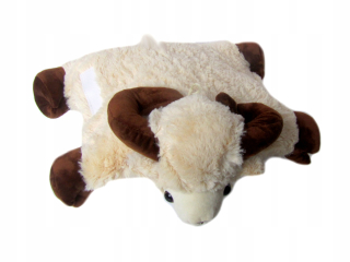 Detský dekoračný vankúš - Mini Teddy Pad Baran Mascot 2in1 pre auto