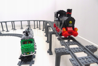 Stavebnica - Most - Sada inváziou, podporuje Lego vlakové Tora