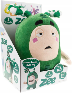 Pokémon - Oddbods Zee Super Sounds Zee Mascot 25 cm.