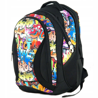 Školský batoh - školský batoh yeepsport s106dx graffiti