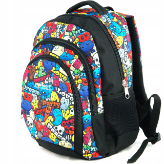 Školský batoh - školský batoh yeepsport s114dx kreslená zábava