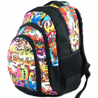 Školský batoh - školský batoh yeepsport s119dx graffiti