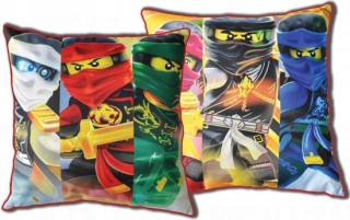 Detský vankúš - Jasiek LEGO Ninjago Film 40x40 vankúš