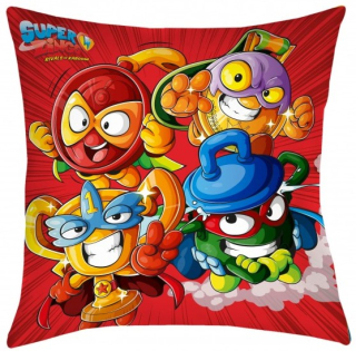 Detský dekoračný vankúš - Jasiek Super Zings 40x40 vankúš