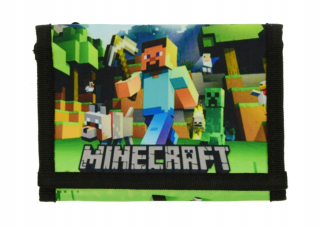 Minecraft - peňaženka MINECRAFT rozkladacia peňaženka M1